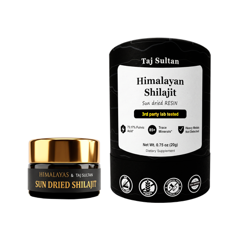 Taj Sultan Himalayan Shilajit — Sun-Dried Resin (20g)